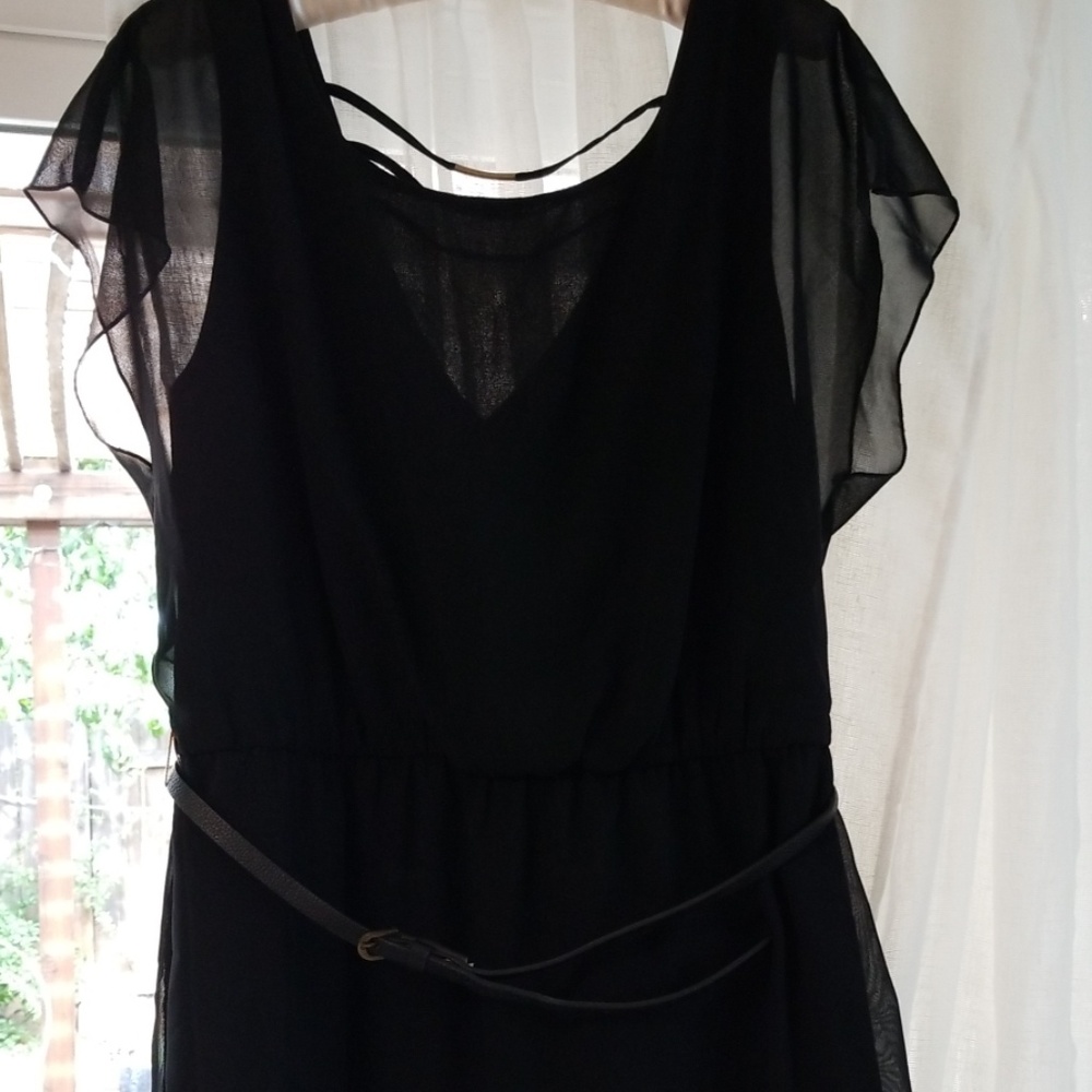 Short black dress